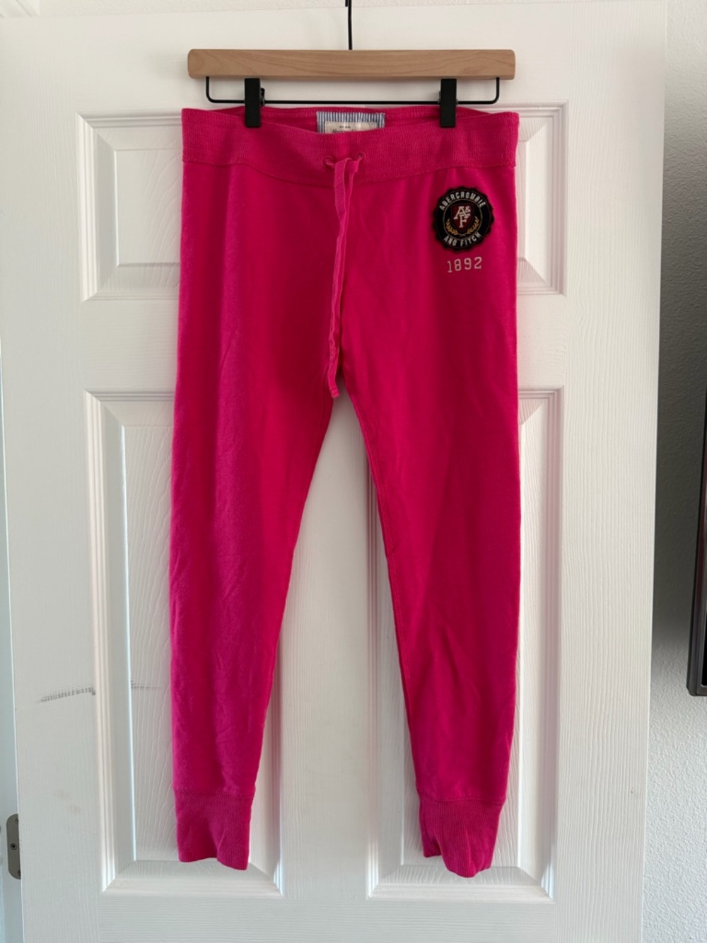 Abercrombie & Fitch Bright Pink Jogger Sweatpants